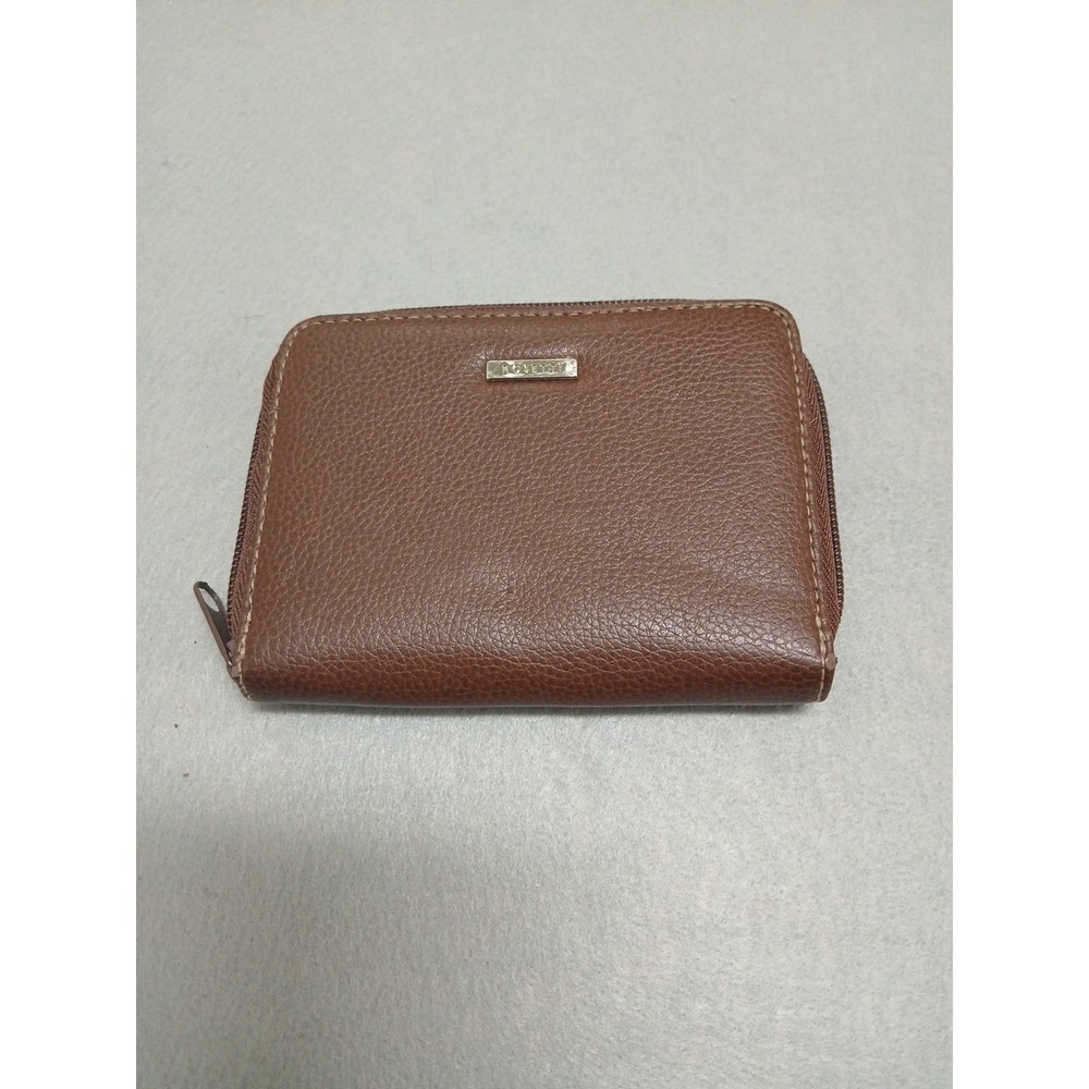 Rosetti Brown Small Zip-Around Wallet 5" x 4" Cards/Cash/Coins